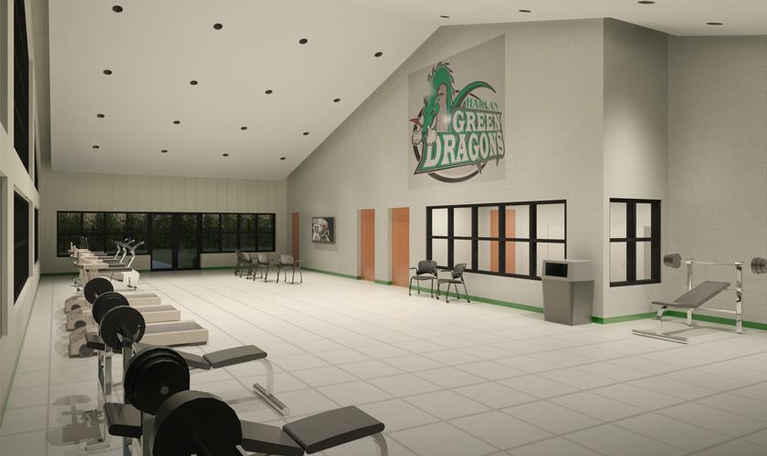 Harlan Independent Schools Field House and Concessions (Rendering), Harlan, KY